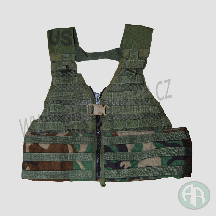 Taktická vesta US FLC, MOLLE II, woodland - UNI, original US ARMY