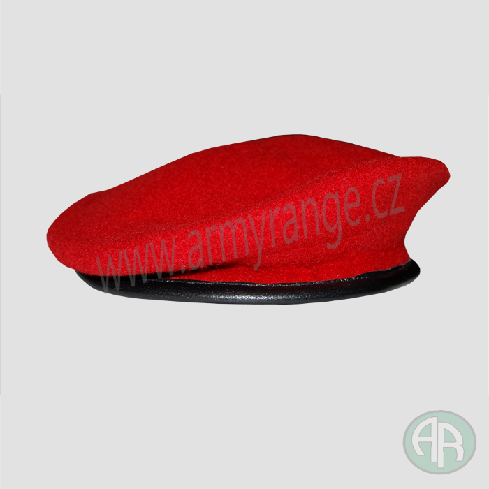 Baret commando, červená , MFH