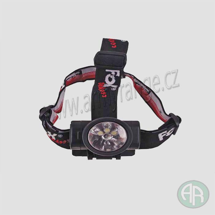 Čelovka 3 LED, 1 Krypton,  černá  -  , FOX Outdoor