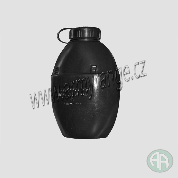 Britská polní lahev, černá  -  , MFH