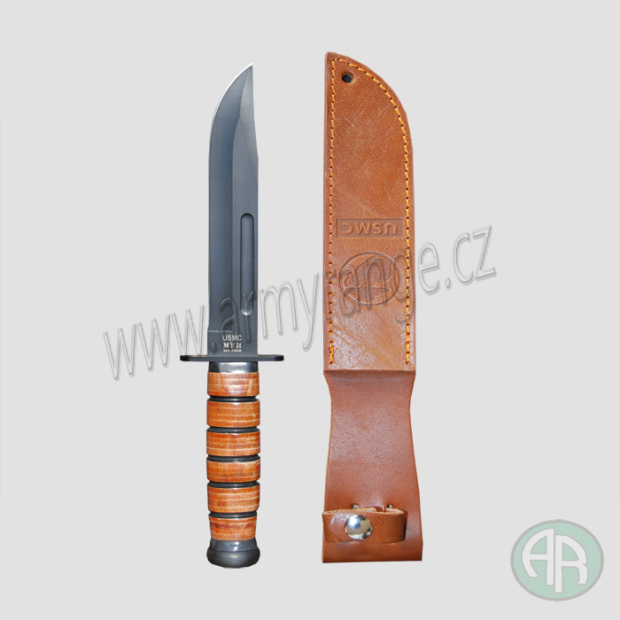 Bojový nůž s pevnou čepelí, USMC, Kabar,    -  , MFH