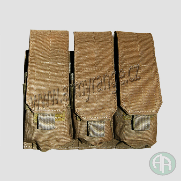 Sumka zásobníková, trojitá, MOLLE, M4 /M16, coyote  -  , MFH