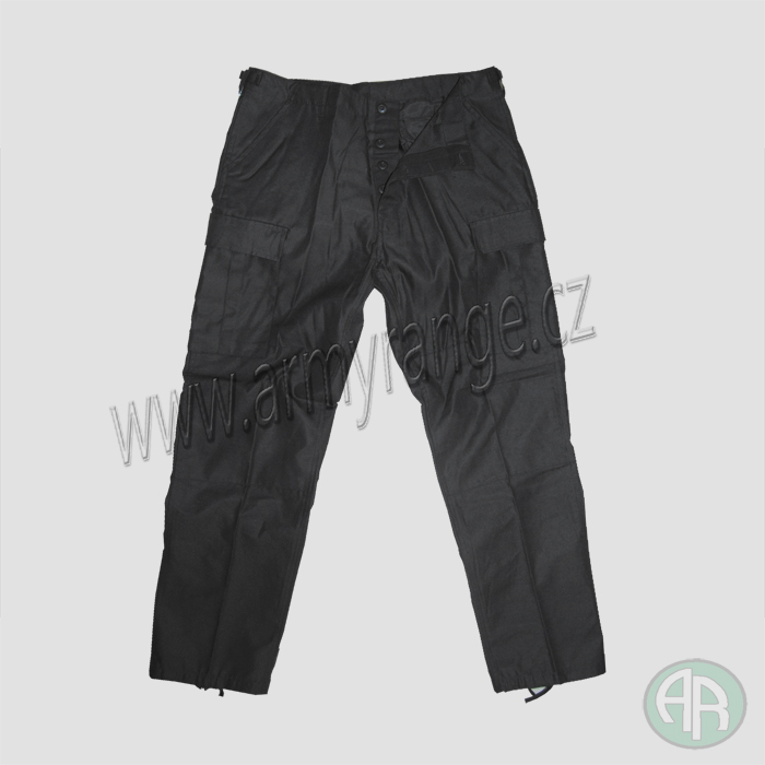 Kalhoty US BDU, černá, MFH