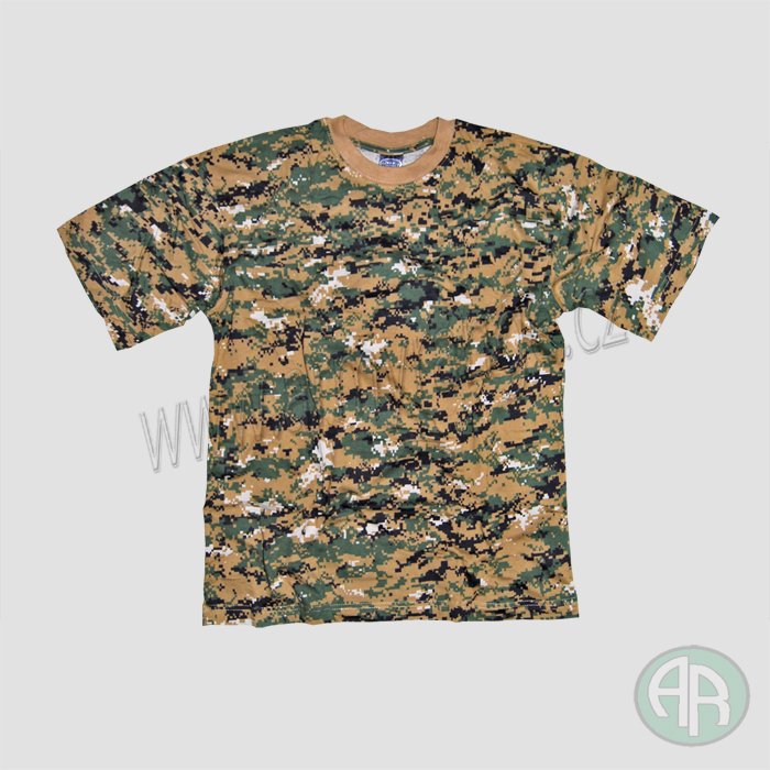 Tričko US, Digital woodland