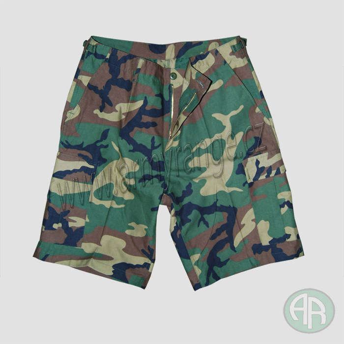 Kraťasy US BDU, woodland, MFH