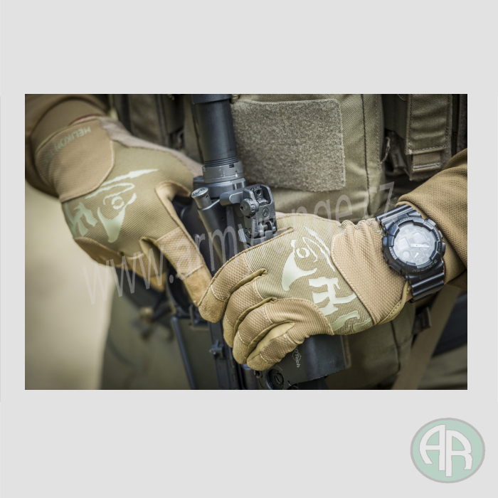 Střelecké rukavice All Round Fit Tactical Gloves®, černé / šedé