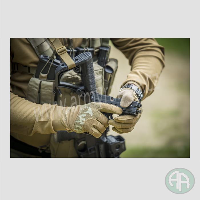 Střelecké rukavice All Round Fit Tactical Gloves®, černé / šedé