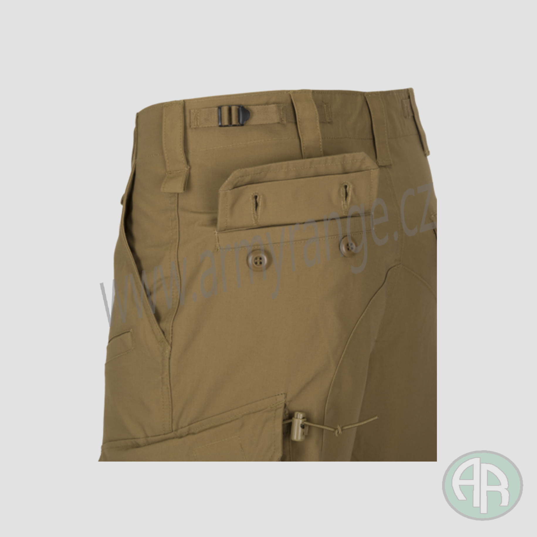 Kalhoty CPU,  PolyCotton Ripstop, - Coyote