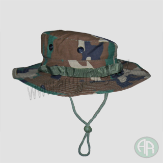 Klobouk US GI Rip Stop, woodland