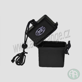 Vodotěsné plastové pouzdro, černá